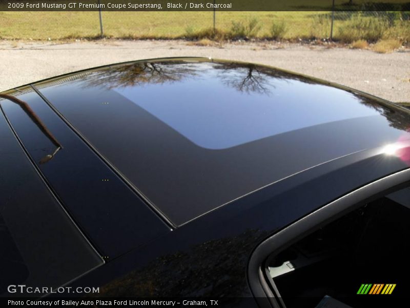 Black / Dark Charcoal 2009 Ford Mustang GT Premium Coupe Superstang
