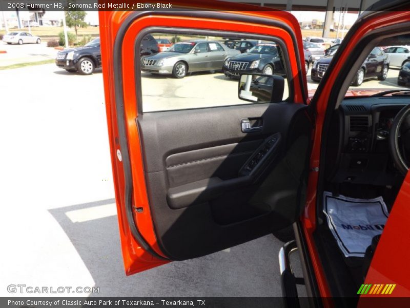 Sonoma Red Metallic / Ebony Black 2008 Hummer H3