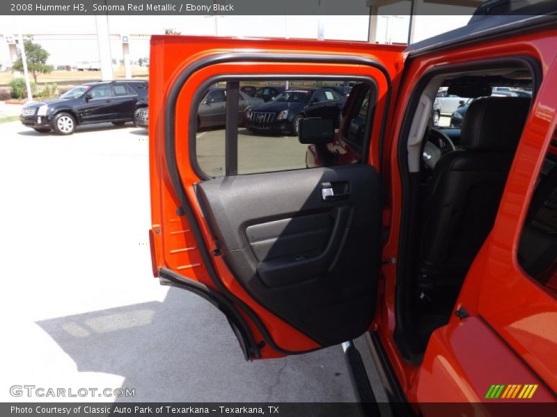Sonoma Red Metallic / Ebony Black 2008 Hummer H3