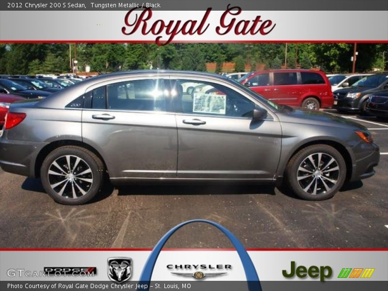 Tungsten Metallic / Black 2012 Chrysler 200 S Sedan