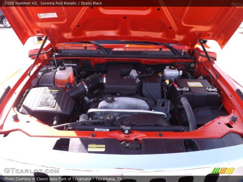Sonoma Red Metallic / Ebony Black 2008 Hummer H3