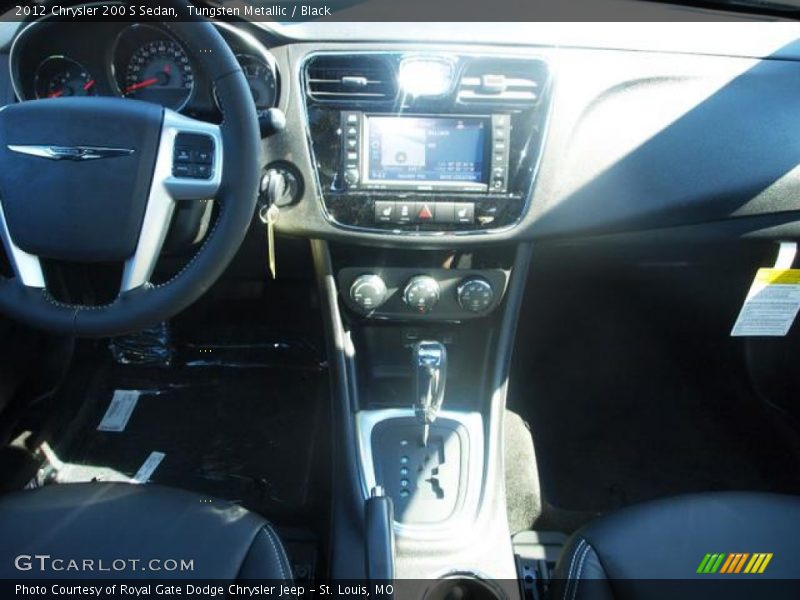 Tungsten Metallic / Black 2012 Chrysler 200 S Sedan