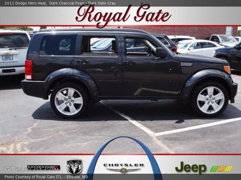 Dark Charcoal Pearl / Dark Slate Gray 2011 Dodge Nitro Heat
