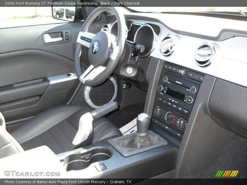 Black / Dark Charcoal 2009 Ford Mustang GT Premium Coupe Superstang