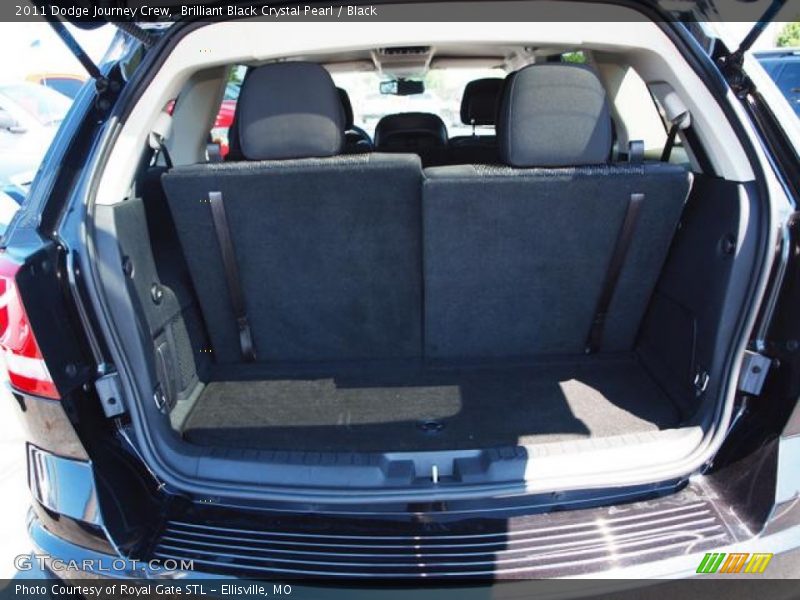 Brilliant Black Crystal Pearl / Black 2011 Dodge Journey Crew