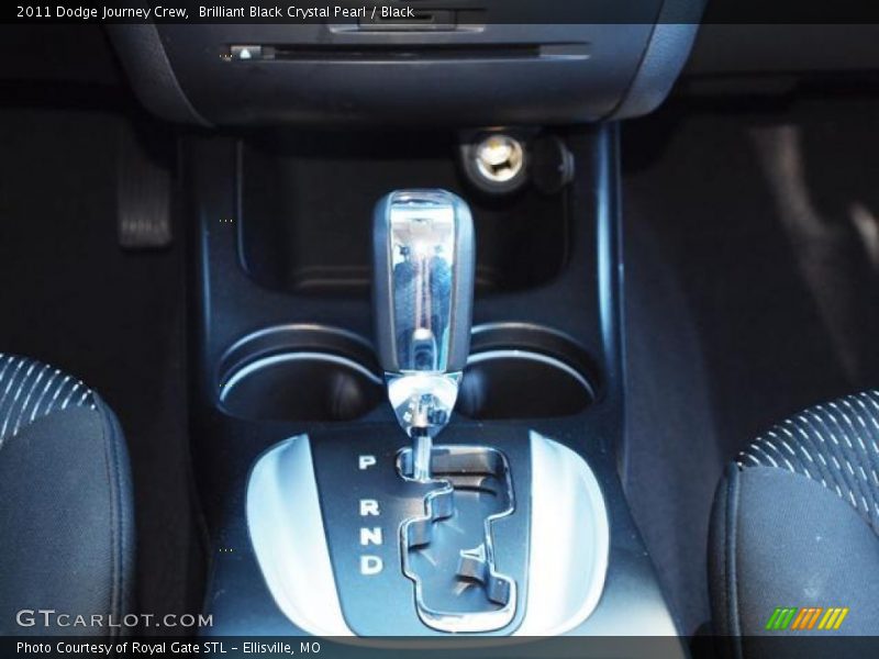 Brilliant Black Crystal Pearl / Black 2011 Dodge Journey Crew