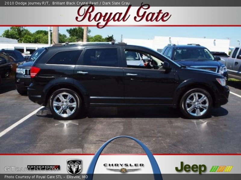 Brilliant Black Crystal Pearl / Dark Slate Gray 2010 Dodge Journey R/T