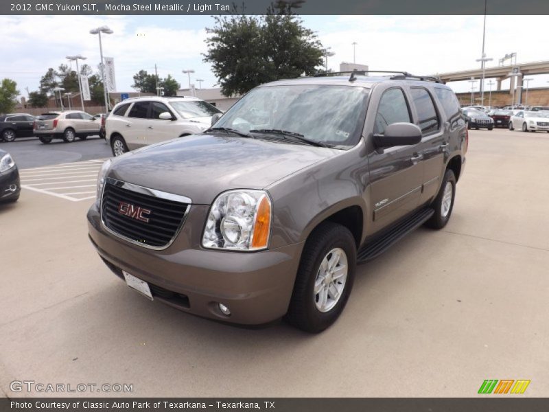Mocha Steel Metallic / Light Tan 2012 GMC Yukon SLT