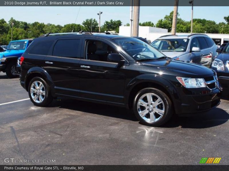 Brilliant Black Crystal Pearl / Dark Slate Gray 2010 Dodge Journey R/T