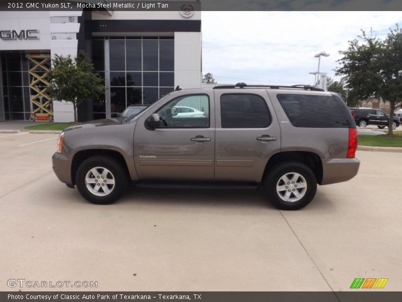 Mocha Steel Metallic / Light Tan 2012 GMC Yukon SLT