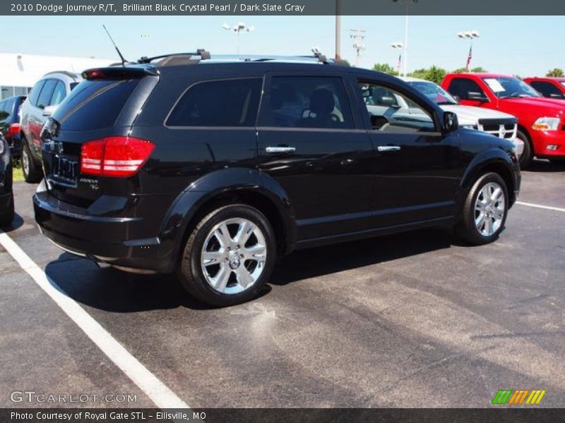 Brilliant Black Crystal Pearl / Dark Slate Gray 2010 Dodge Journey R/T