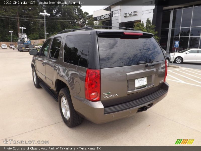 Mocha Steel Metallic / Light Tan 2012 GMC Yukon SLT