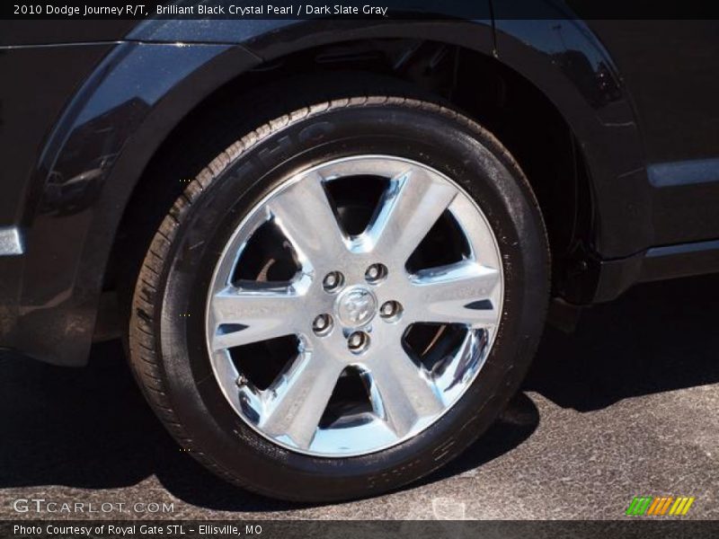 Brilliant Black Crystal Pearl / Dark Slate Gray 2010 Dodge Journey R/T