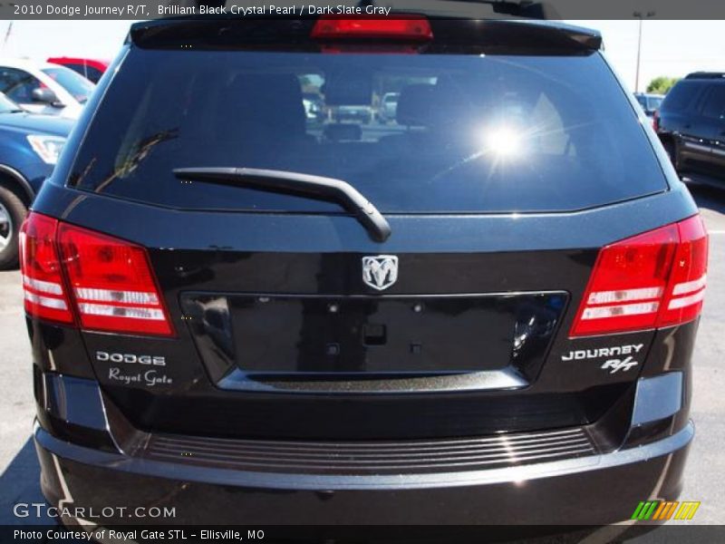 Brilliant Black Crystal Pearl / Dark Slate Gray 2010 Dodge Journey R/T