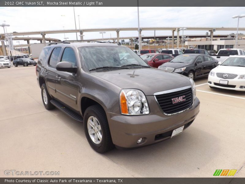 Mocha Steel Metallic / Light Tan 2012 GMC Yukon SLT