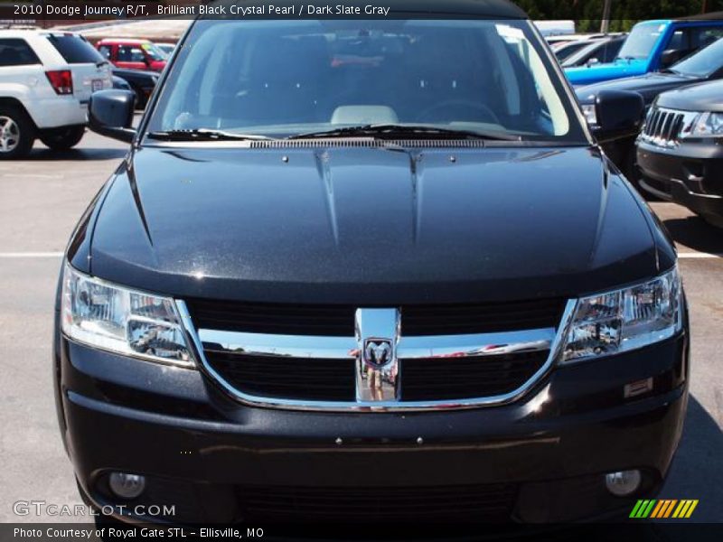 Brilliant Black Crystal Pearl / Dark Slate Gray 2010 Dodge Journey R/T