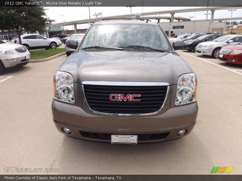 Mocha Steel Metallic / Light Tan 2012 GMC Yukon SLT