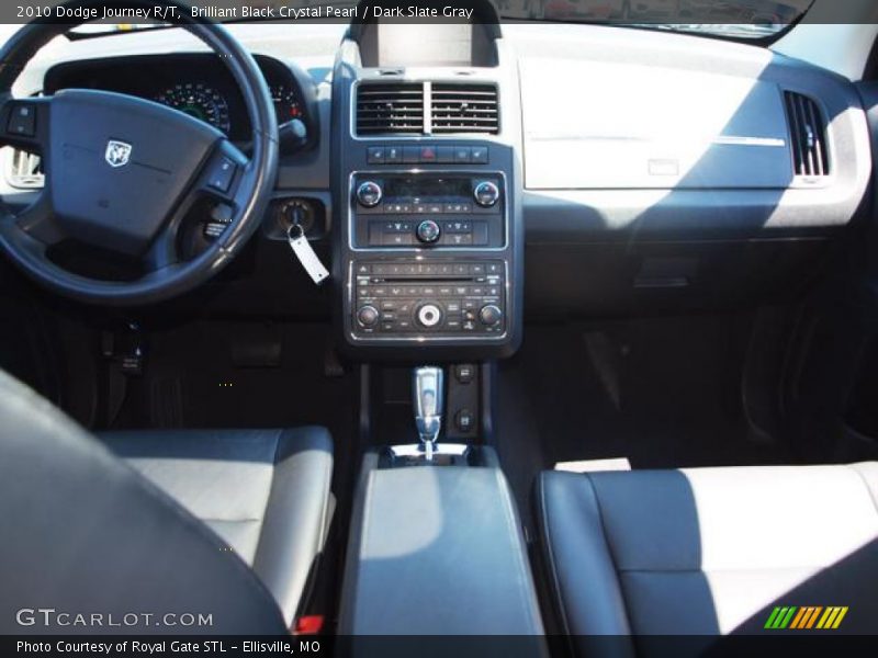 Brilliant Black Crystal Pearl / Dark Slate Gray 2010 Dodge Journey R/T