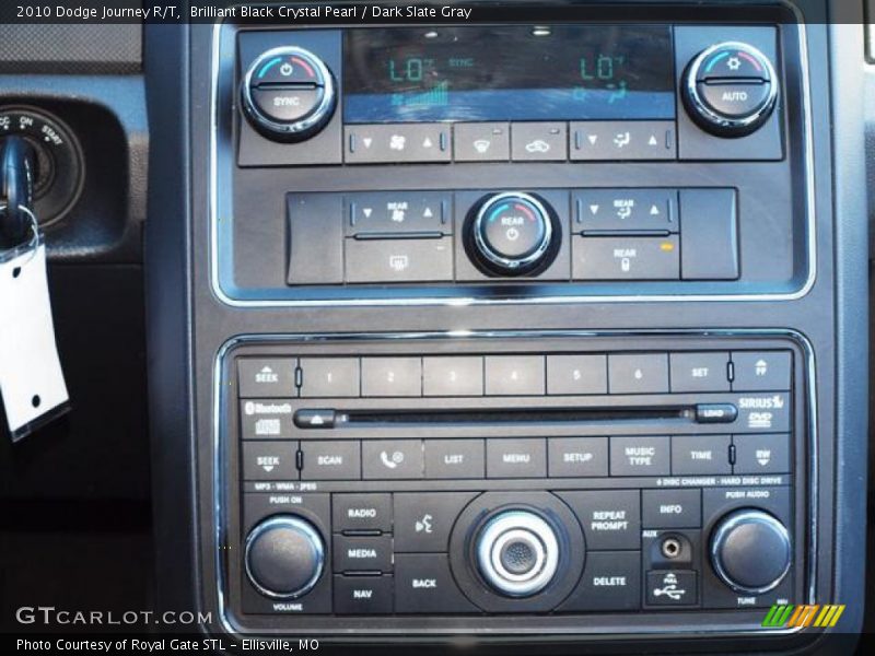 Brilliant Black Crystal Pearl / Dark Slate Gray 2010 Dodge Journey R/T