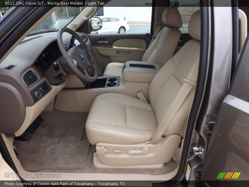 Mocha Steel Metallic / Light Tan 2012 GMC Yukon SLT