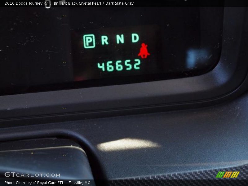 Brilliant Black Crystal Pearl / Dark Slate Gray 2010 Dodge Journey R/T