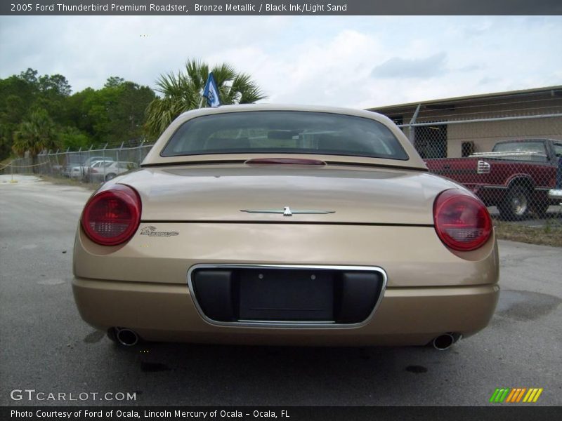 Bronze Metallic / Black Ink/Light Sand 2005 Ford Thunderbird Premium Roadster