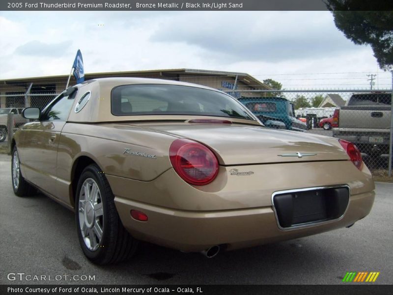 Bronze Metallic / Black Ink/Light Sand 2005 Ford Thunderbird Premium Roadster