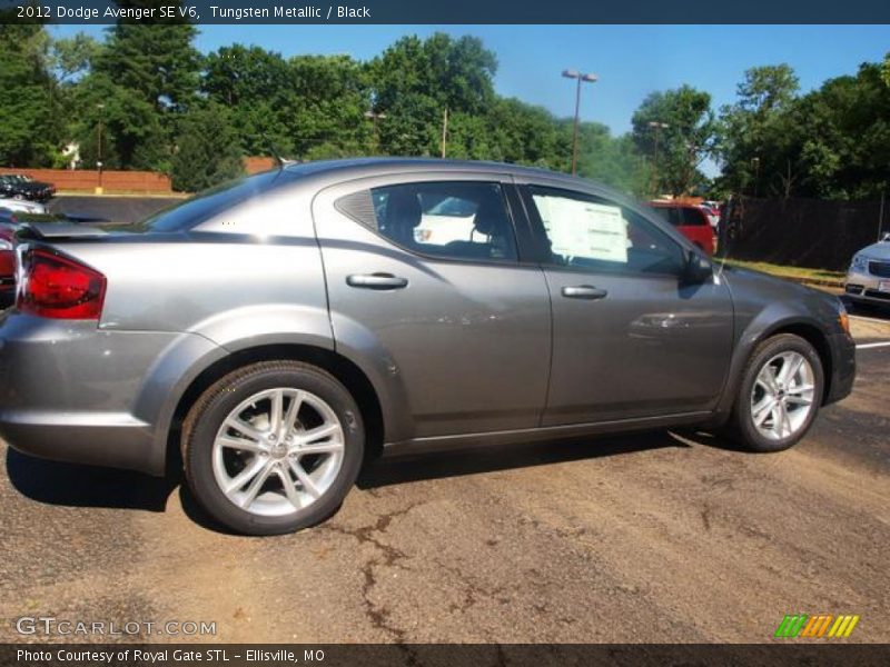 Tungsten Metallic / Black 2012 Dodge Avenger SE V6