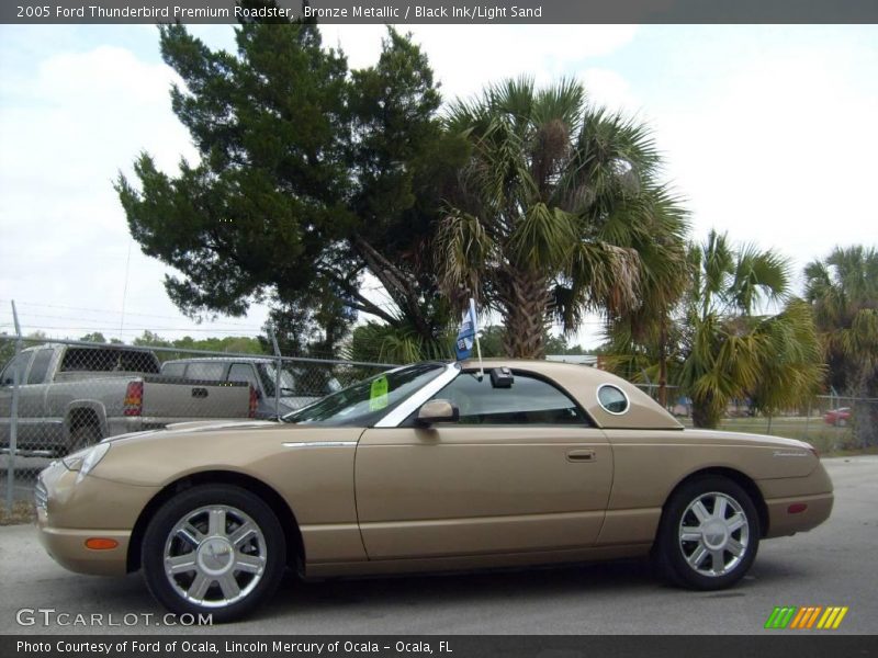 Bronze Metallic / Black Ink/Light Sand 2005 Ford Thunderbird Premium Roadster