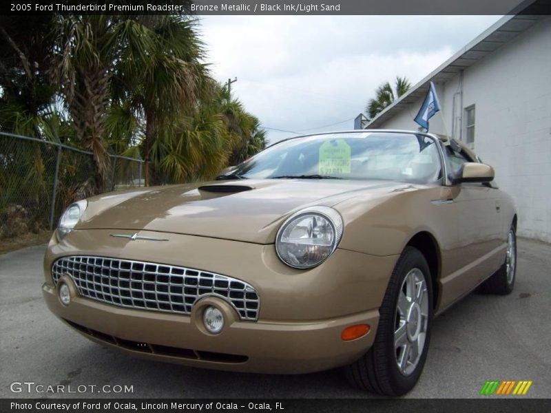 Bronze Metallic / Black Ink/Light Sand 2005 Ford Thunderbird Premium Roadster