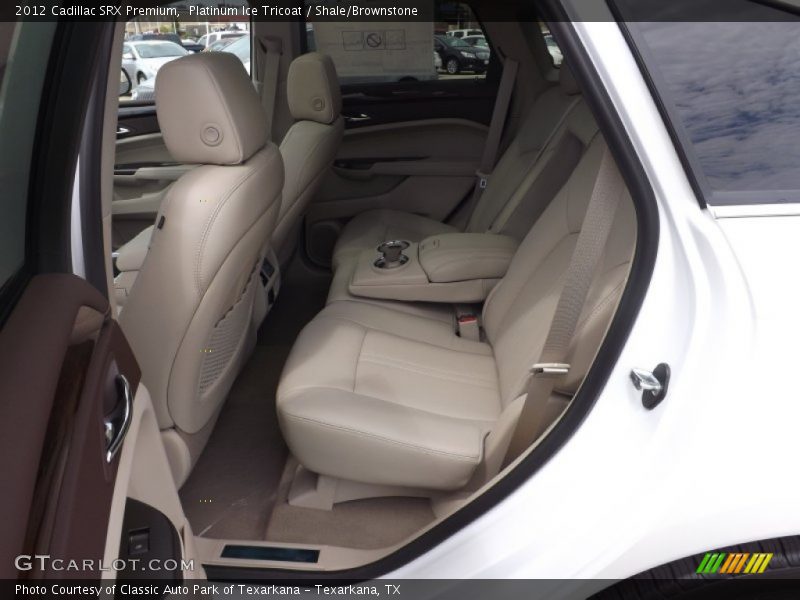Platinum Ice Tricoat / Shale/Brownstone 2012 Cadillac SRX Premium