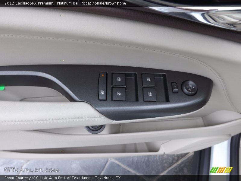 Platinum Ice Tricoat / Shale/Brownstone 2012 Cadillac SRX Premium