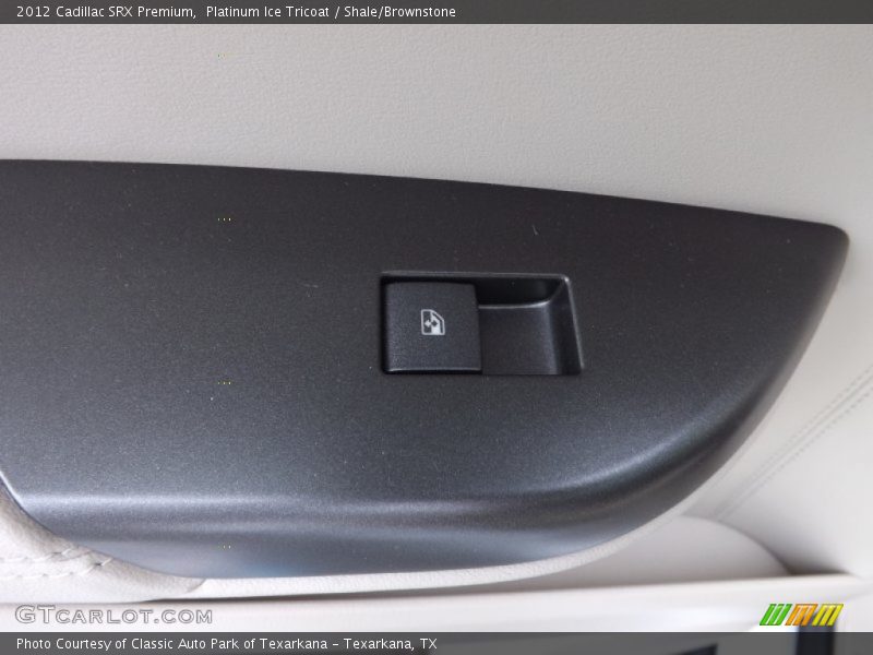 Platinum Ice Tricoat / Shale/Brownstone 2012 Cadillac SRX Premium