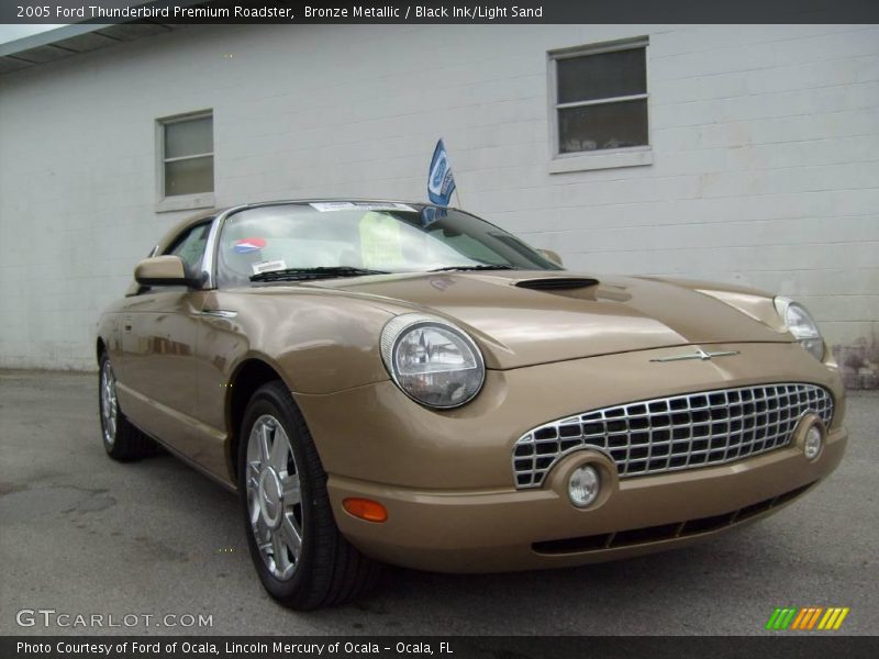 Bronze Metallic / Black Ink/Light Sand 2005 Ford Thunderbird Premium Roadster