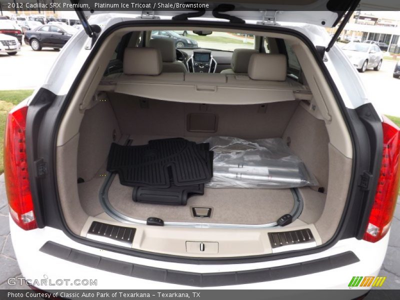 Platinum Ice Tricoat / Shale/Brownstone 2012 Cadillac SRX Premium
