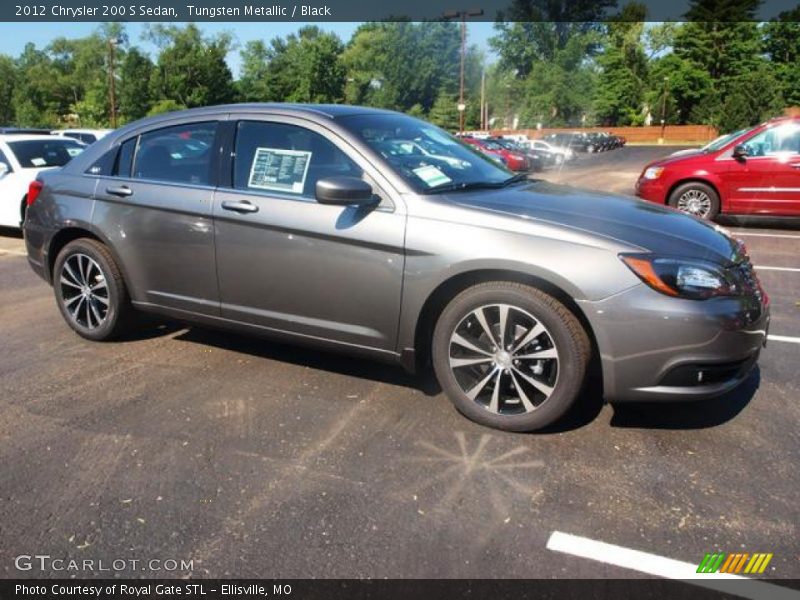 Tungsten Metallic / Black 2012 Chrysler 200 S Sedan