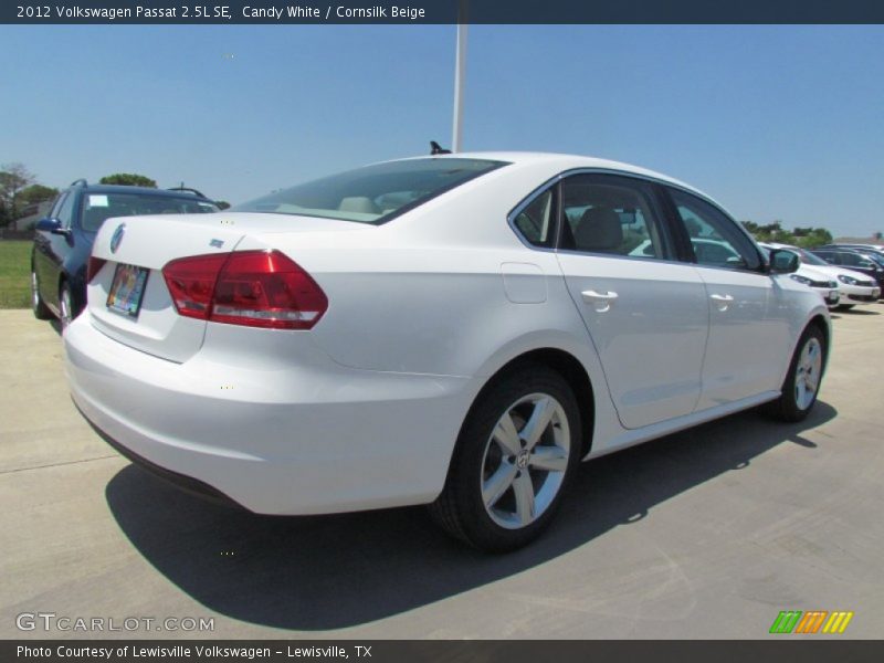Candy White / Cornsilk Beige 2012 Volkswagen Passat 2.5L SE