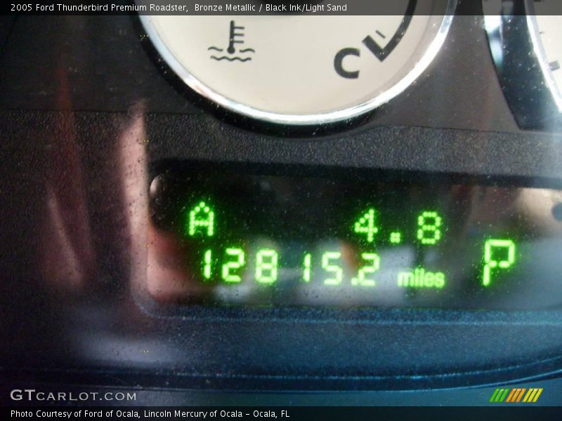 Bronze Metallic / Black Ink/Light Sand 2005 Ford Thunderbird Premium Roadster