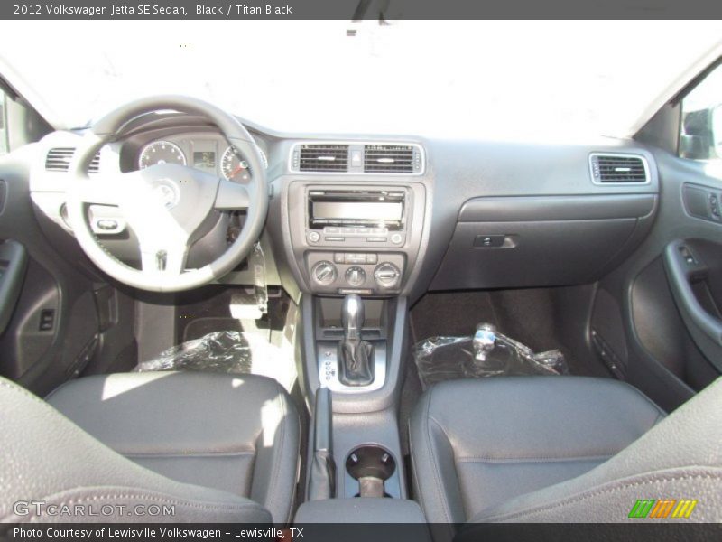 Black / Titan Black 2012 Volkswagen Jetta SE Sedan