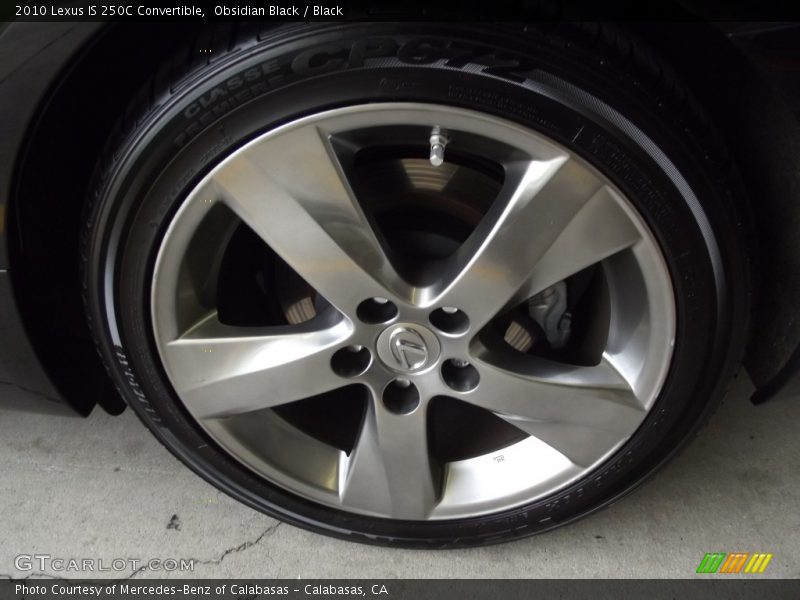 Obsidian Black / Black 2010 Lexus IS 250C Convertible
