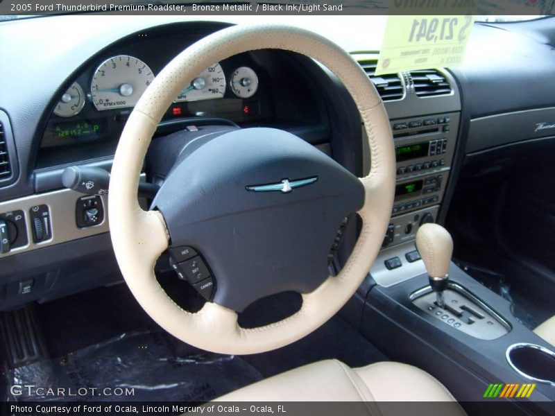 Bronze Metallic / Black Ink/Light Sand 2005 Ford Thunderbird Premium Roadster