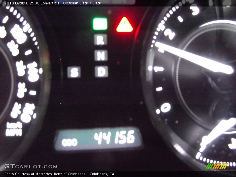 Obsidian Black / Black 2010 Lexus IS 250C Convertible