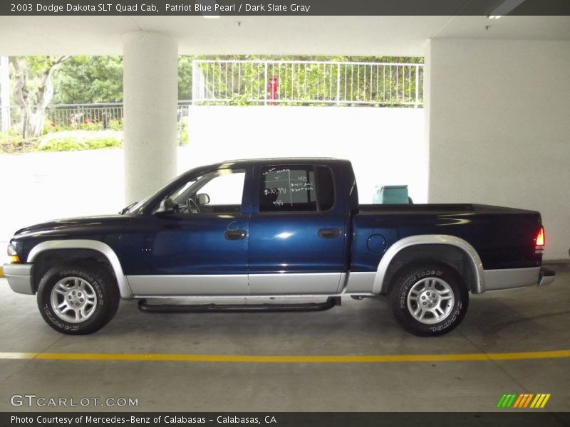  2003 Dakota SLT Quad Cab Patriot Blue Pearl