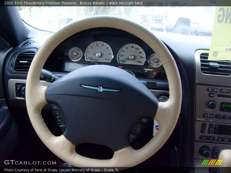Bronze Metallic / Black Ink/Light Sand 2005 Ford Thunderbird Premium Roadster