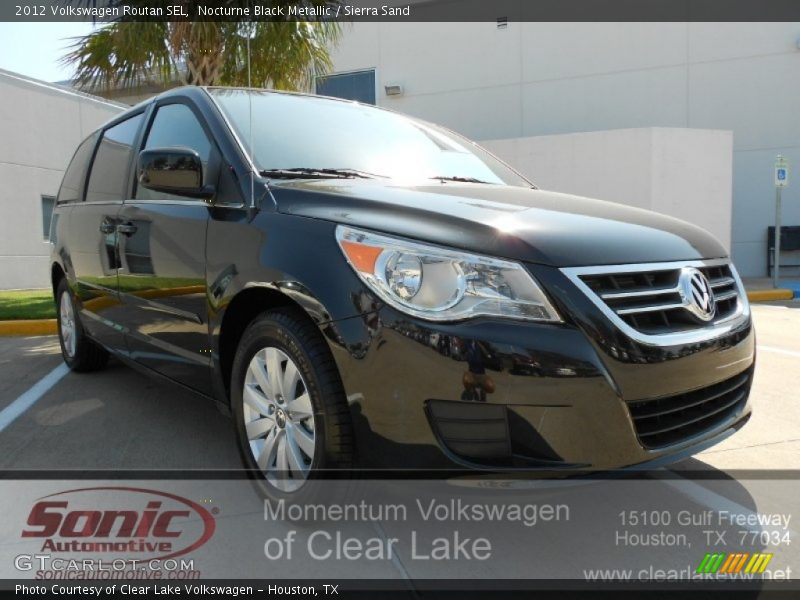 Nocturne Black Metallic / Sierra Sand 2012 Volkswagen Routan SEL
