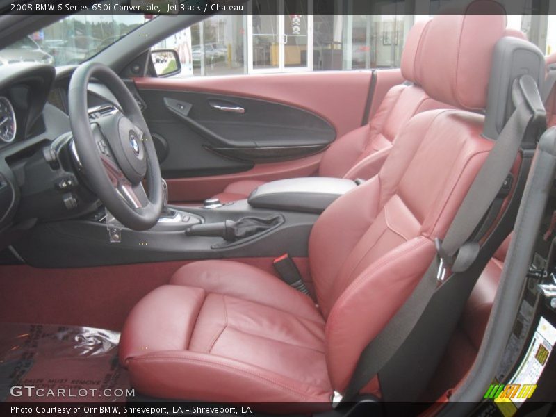  2008 6 Series 650i Convertible Chateau Interior