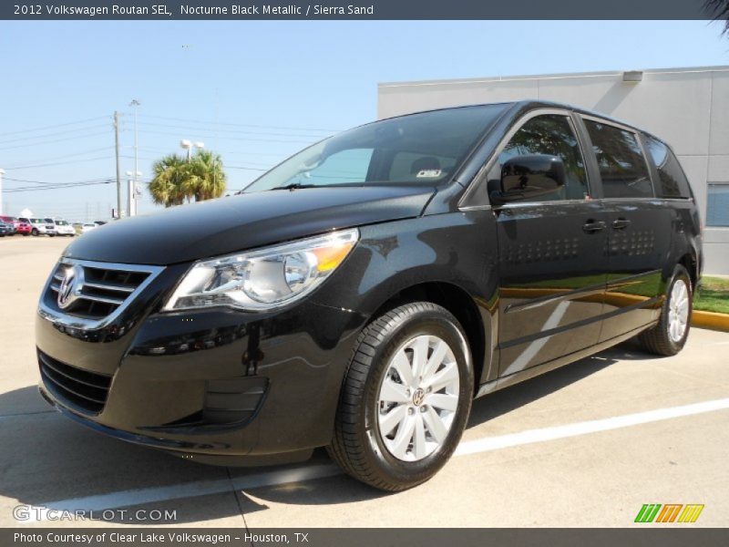 Nocturne Black Metallic / Sierra Sand 2012 Volkswagen Routan SEL