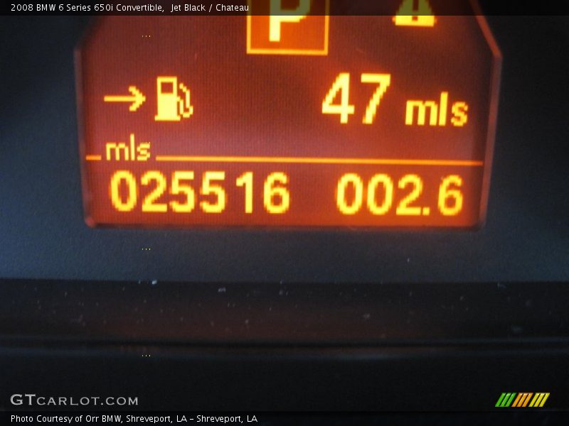 Jet Black / Chateau 2008 BMW 6 Series 650i Convertible