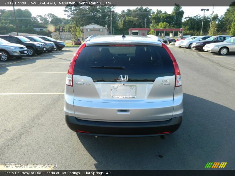 Alabaster Silver Metallic / Black 2012 Honda CR-V EX-L 4WD