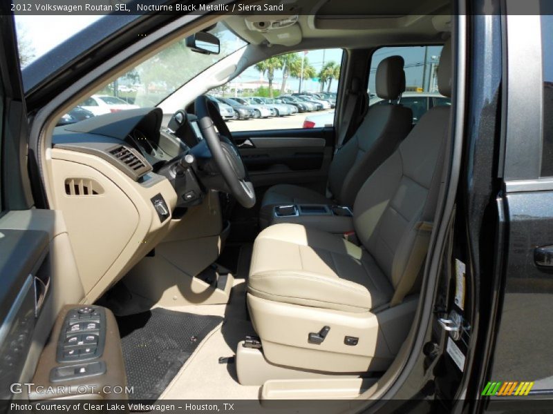 Nocturne Black Metallic / Sierra Sand 2012 Volkswagen Routan SEL